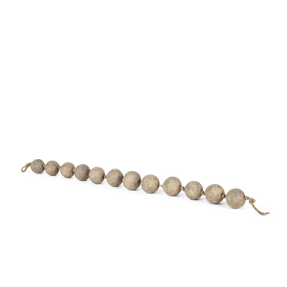 3" Beige Paper Sphere Tabletop Sculpture HomeRoots