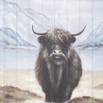 Wild Ox Hand Painted Distressed Unframed Wall Art HomeRoots