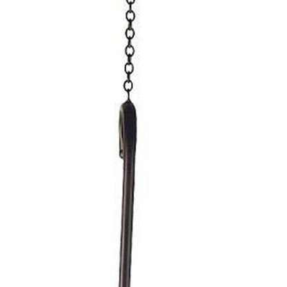 31" Black Distressed Woven Metal Lantern Candle Holder HomeRoots