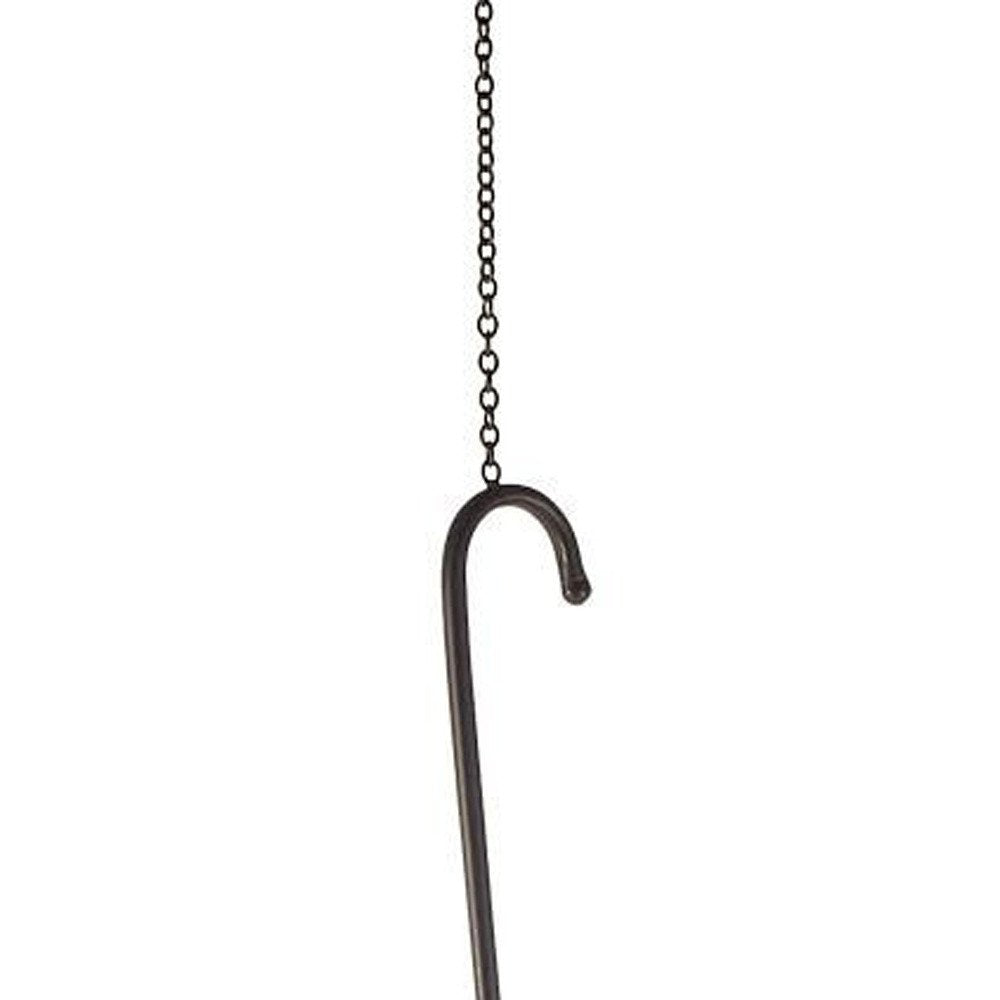 39" Black Woven Metal Lantern Candle Holder HomeRoots