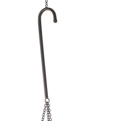 42" Black Distressed Woven Metal Lantern Candle Holder HomeRoots