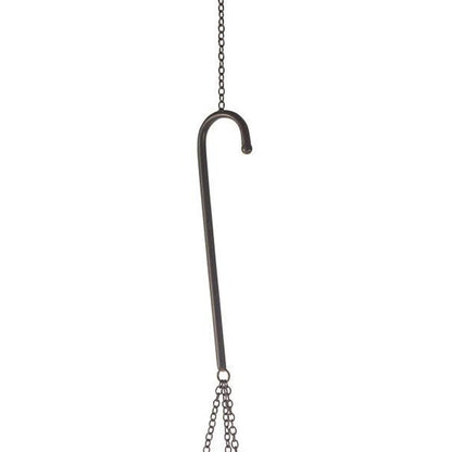 42" Black Distressed Woven Metal Lantern Candle Holder HomeRoots