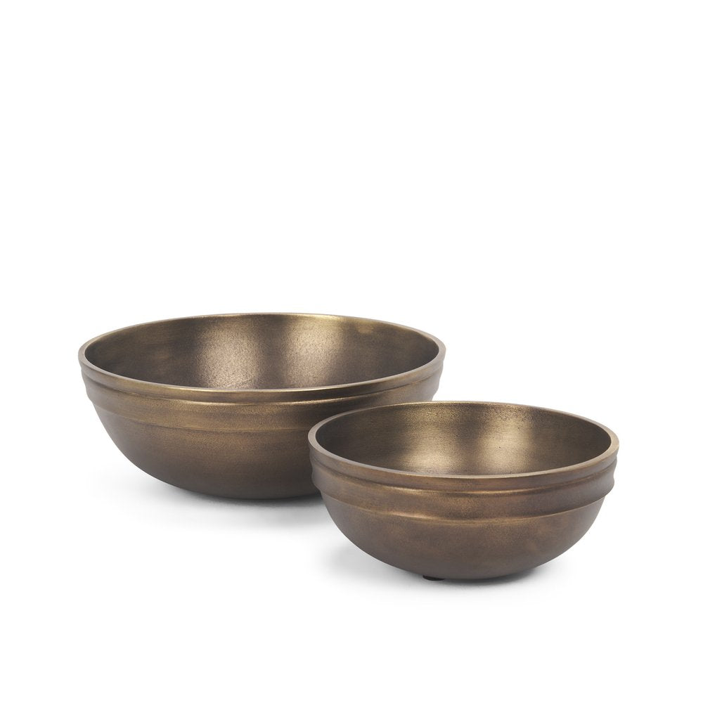 11" Brass Metal Round Centerpiece Bowl — view 2