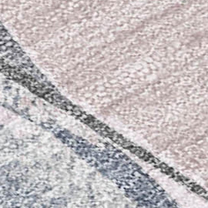 3' X 5' Blush And Mauve Floral Washable Indoor Outdoor Area Rug HomeRoots