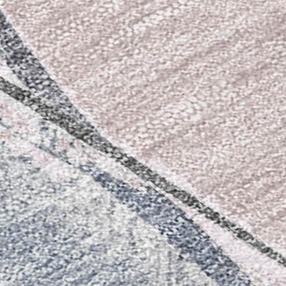 3' X 5' Blush And Mauve Floral Washable Indoor Outdoor Area Rug HomeRoots