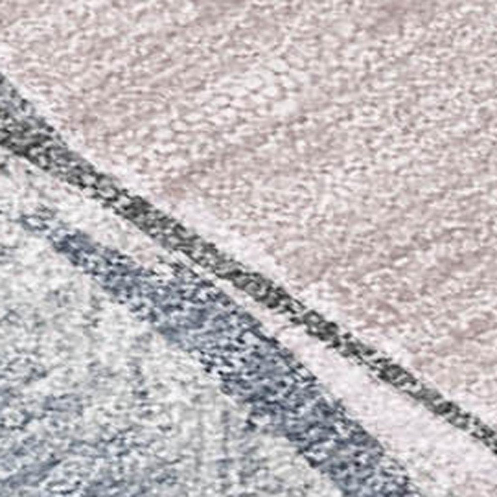 3' X 5' Blush And Mauve Floral Washable Indoor Outdoor Area Rug HomeRoots