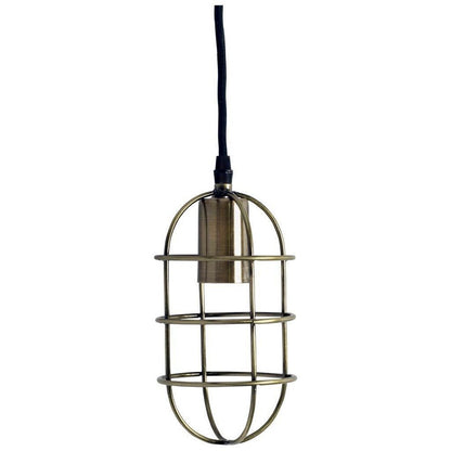 Gold Single Metal Dimmable Ceiling Light With Antiqued Brass Shades HomeRoots