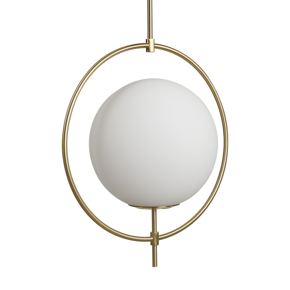 White Single Metal Dimmable Ceiling Light With White Shades — view 3