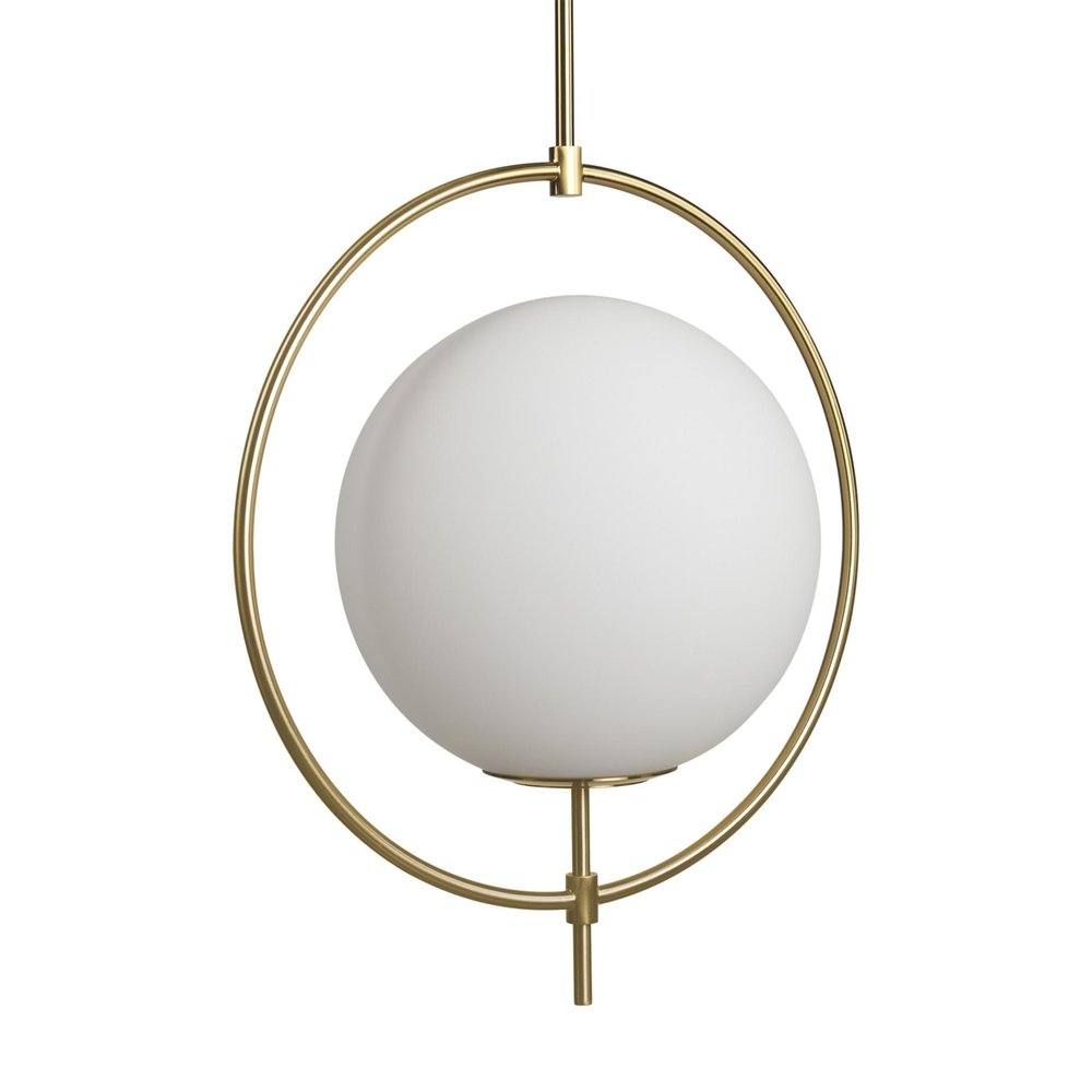 White Single Metal Dimmable Ceiling Light With White Shades — view 6