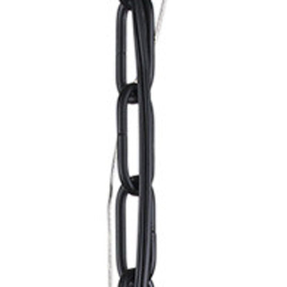 Black And White Single Metal Dimmable Ceiling Light With White Shades HomeRoots