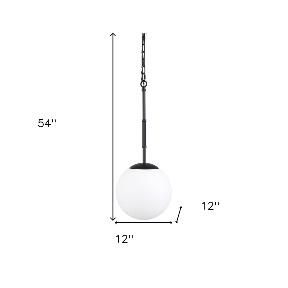 Black And White Single Metal Dimmable Ceiling Light With White Shades — view 4
