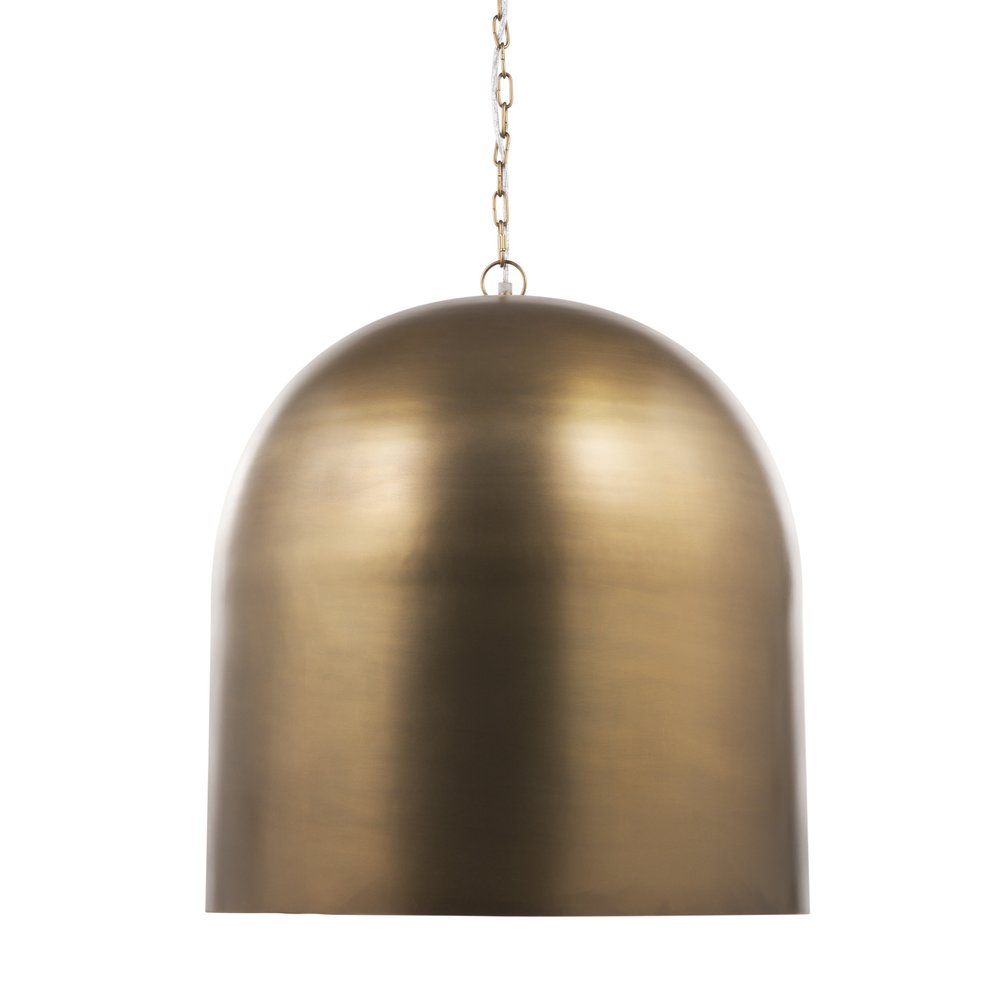 Gold Single Metal Dimmable Ceiling Light With Gold Shades — view 1