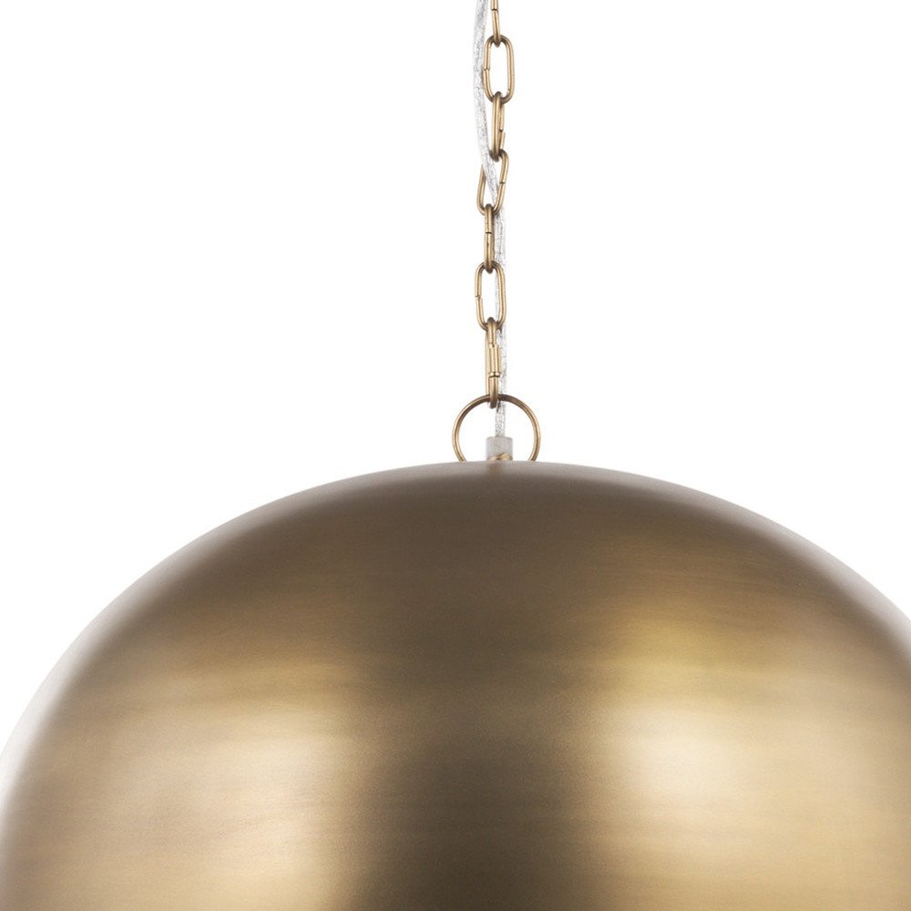 Gold Single Metal Dimmable Ceiling Light With Gold Shades — view 2