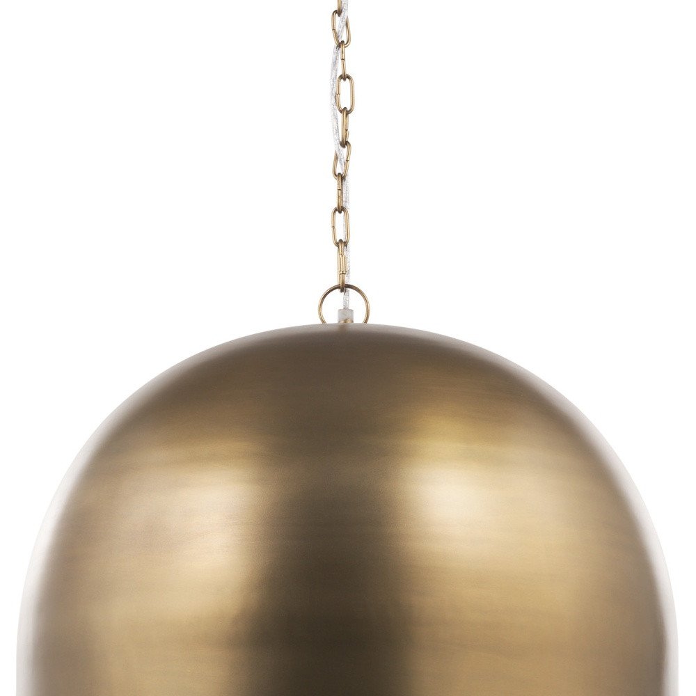 Gold Single Metal Dimmable Ceiling Light With Gold Shades — view 3