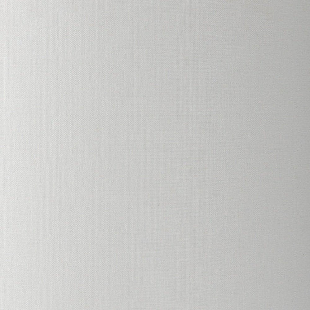 31" White Round Bedside Lamp With Drum Shade — view 2