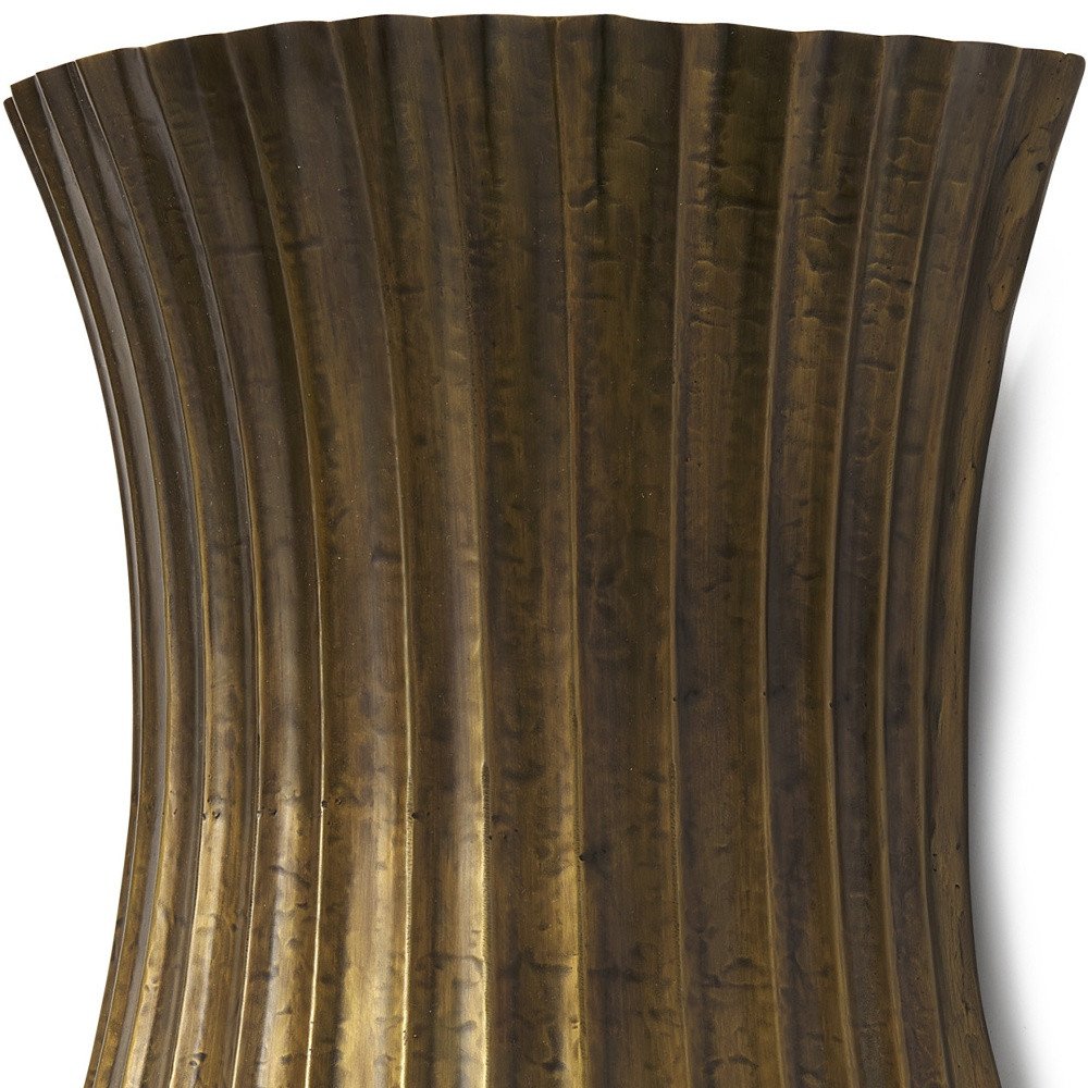 11" Gold Metal Corner Wall Light HomeRoots