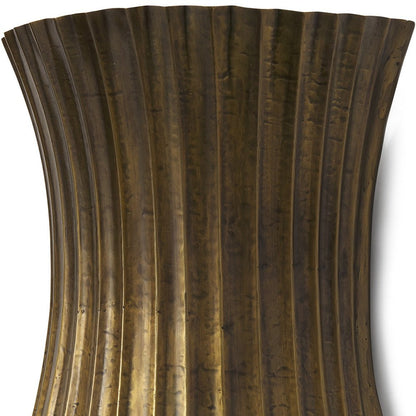 11" Gold Metal Corner Wall Light HomeRoots