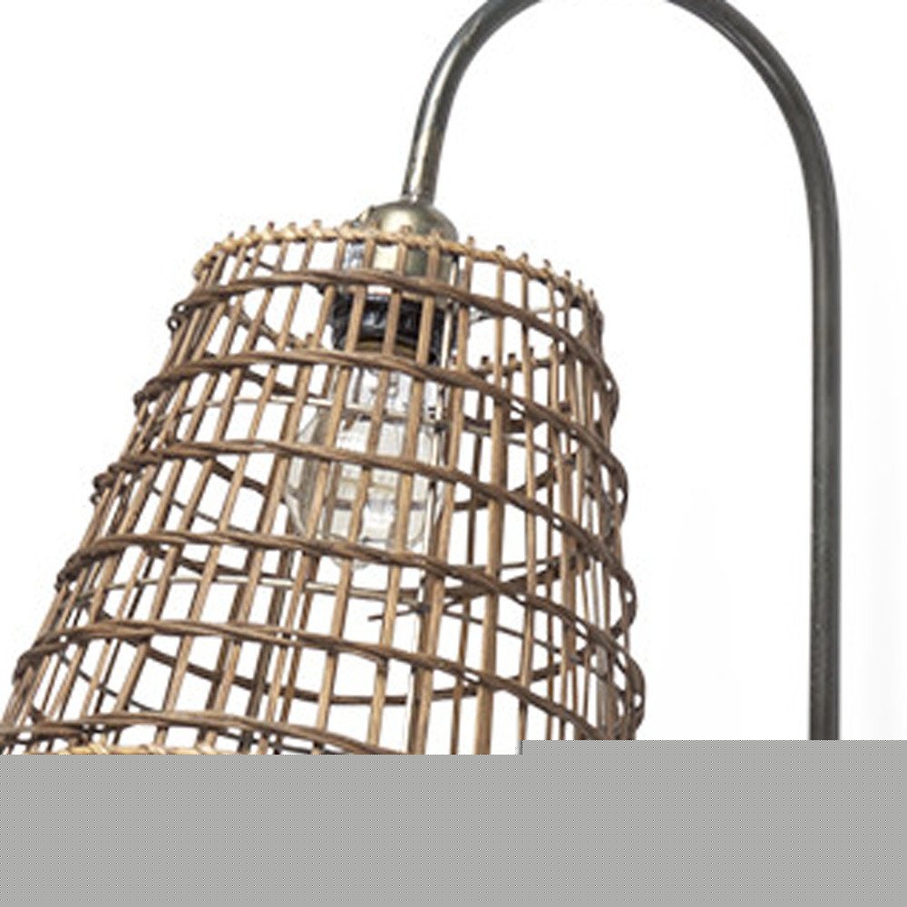 16" Brown And Black And Brown Metal Wallchiere Sconce HomeRoots