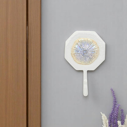 4" Pearl And White Cast Iron Sand Dollar Wall Hook HomeRoots