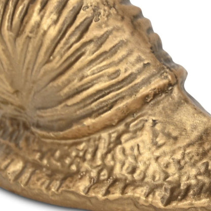3" Antiqued Gold Cast Iron Snail Figurine HomeRoots