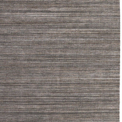 8' X 10' Black Gray And Brown Hand Woven Distressed Area Rug HomeRoots