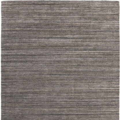 8' X 10' Black Gray And Brown Hand Woven Distressed Area Rug HomeRoots