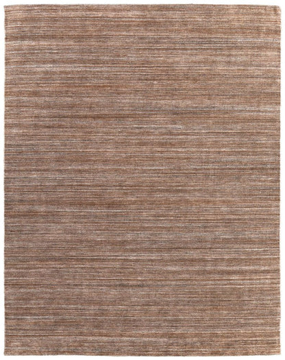 8' X 10' Brown Black And Gray Handmade Indoor Outdoor Area Rug
