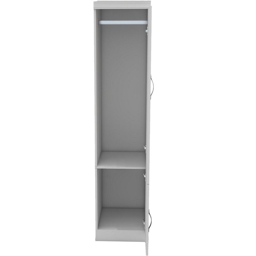 71" White Wood Mirrored Two Door Combo Dresser HomeRoots