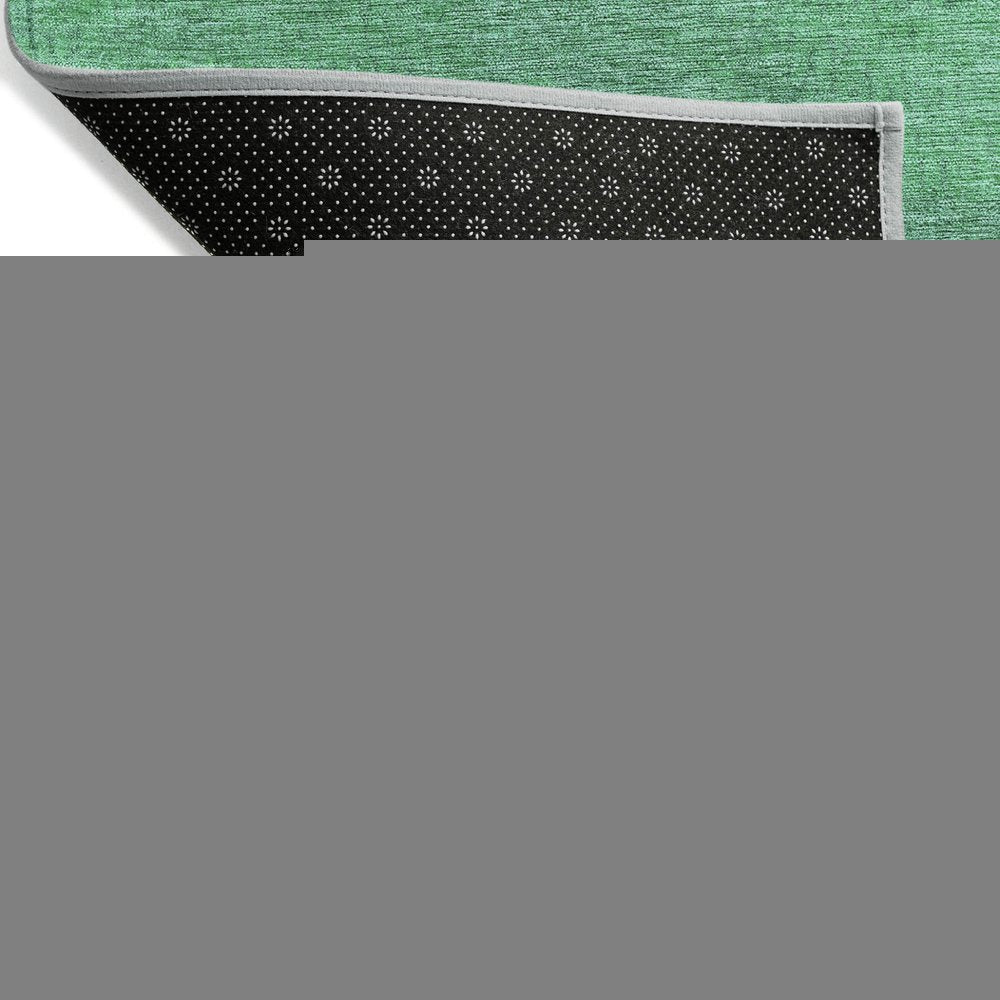 3' X 5' Green And Mint Green Abstract Washable Indoor Outdoor Area Rug — view 44
