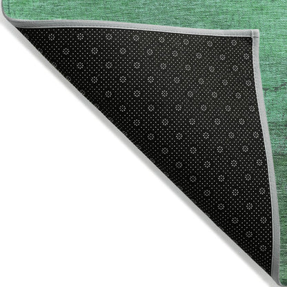 3' X 5' Green And Mint Green Abstract Washable Indoor Outdoor Area Rug HomeRoots