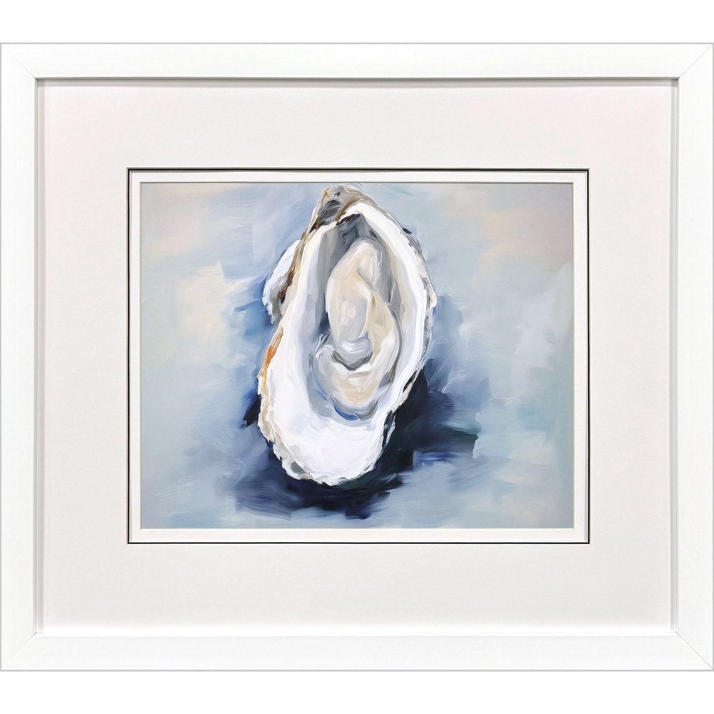 Mollusk I White Framed Wall Art — view 1