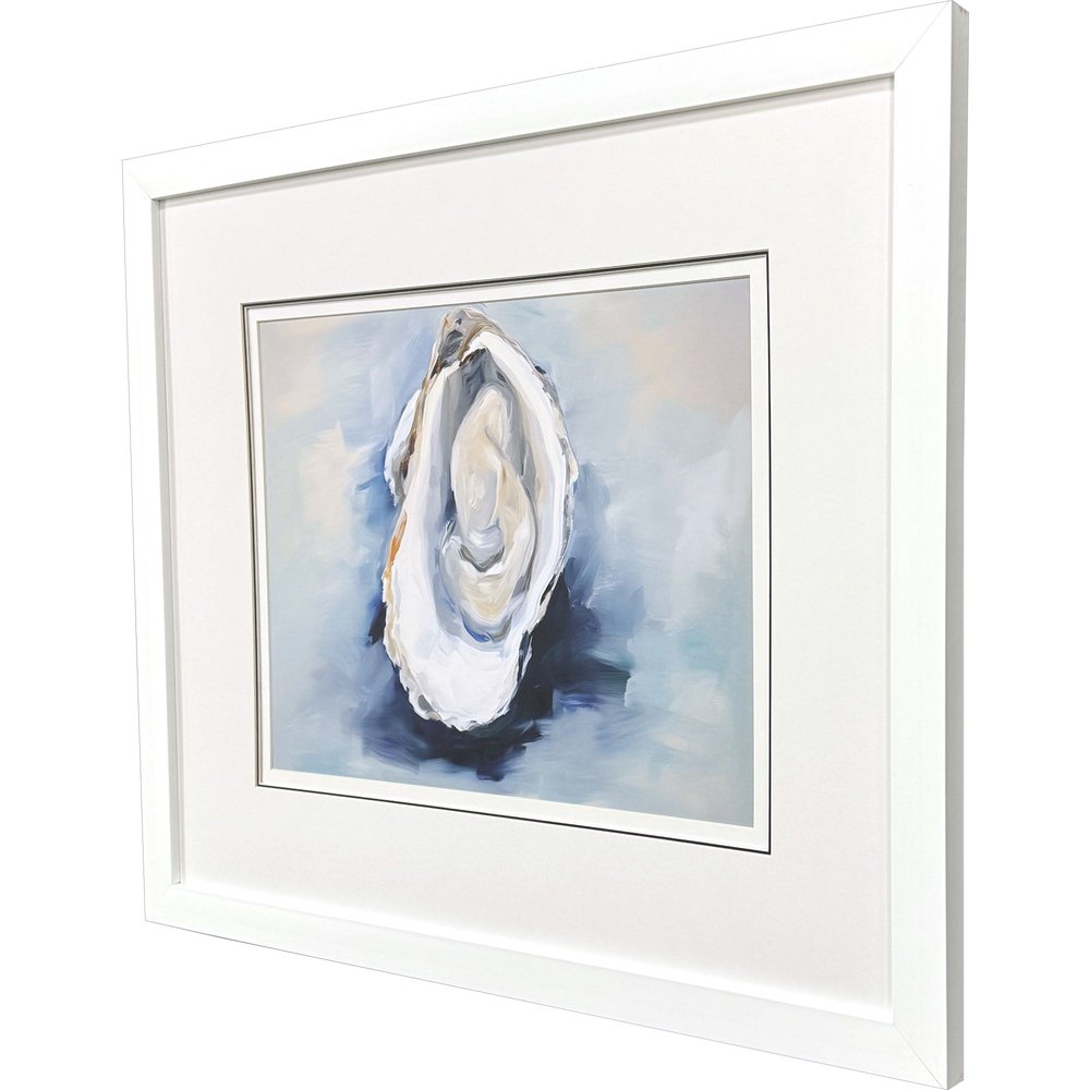 Mollusk I White Framed Wall Art HomeRoots