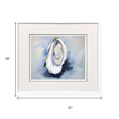 Mollusk I White Framed Wall Art HomeRoots