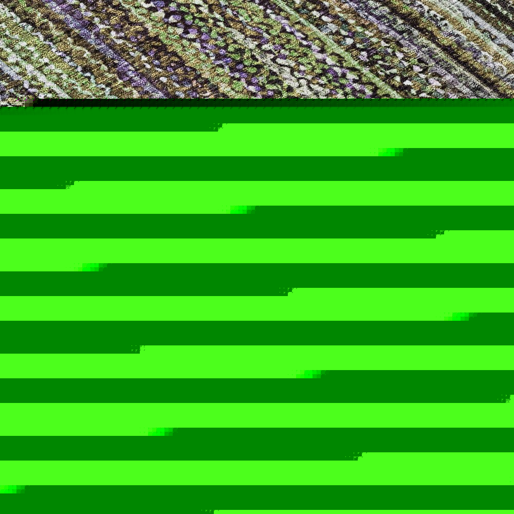 5' X 8' Olive Green Lavender And Fern Green Geometric Washable Indoor Outdoor Area Rug HomeRoots