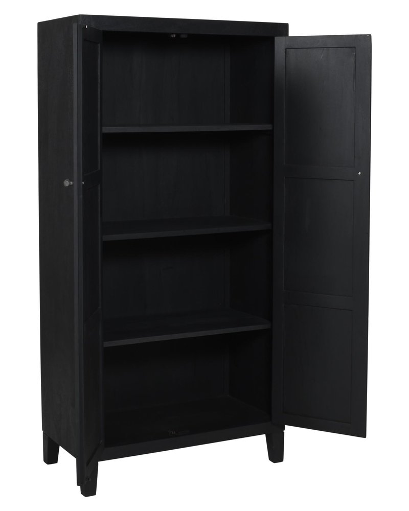 36" Graphite Solid Wood Accent Cabinet With Two Doors — view 3
