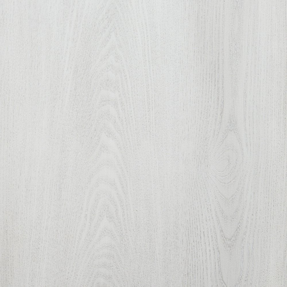 22" White Wood And Steel Round Pedestal End Table HomeRoots