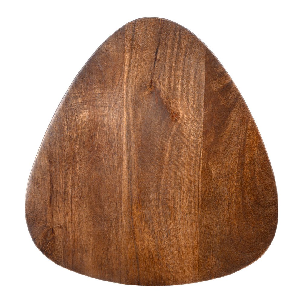 22" Walnut Solid Wood Oval End Table — view 6