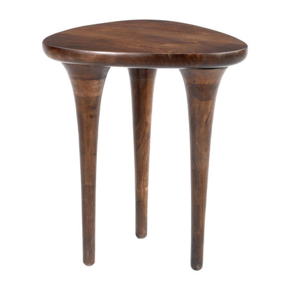 22" Walnut Solid Wood Oval End Table