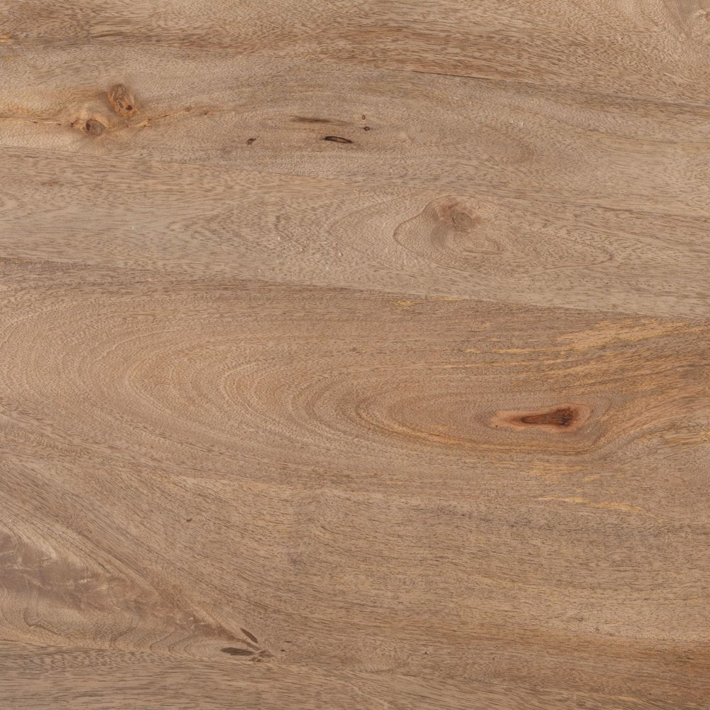 32" White Solid Wood and Wood Round Pedestal Coffee Table HomeRoots