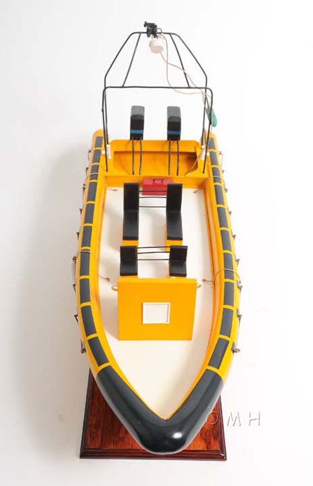 13" Unfinished Wood Hand Painted Model Boat HomeRoots
