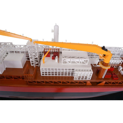 10" Unfinished Wood Hand Painted Model Boat HomeRoots