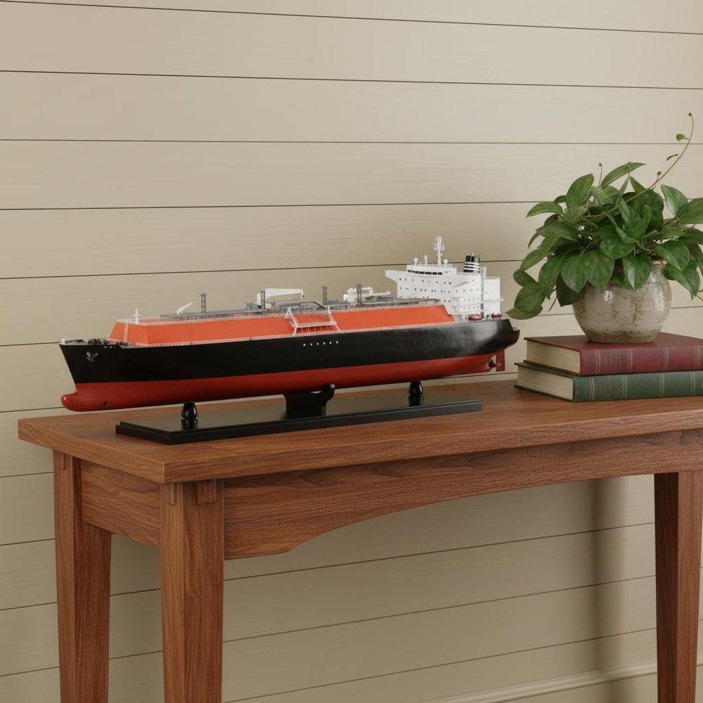 10" Unfinished Wood Hand Painted Model Boat HomeRoots