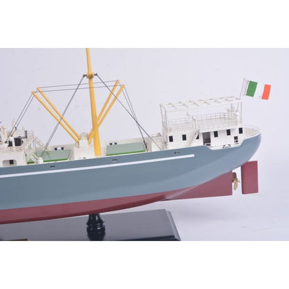 10" Unfinished Wood Hand Painted Model Boat HomeRoots