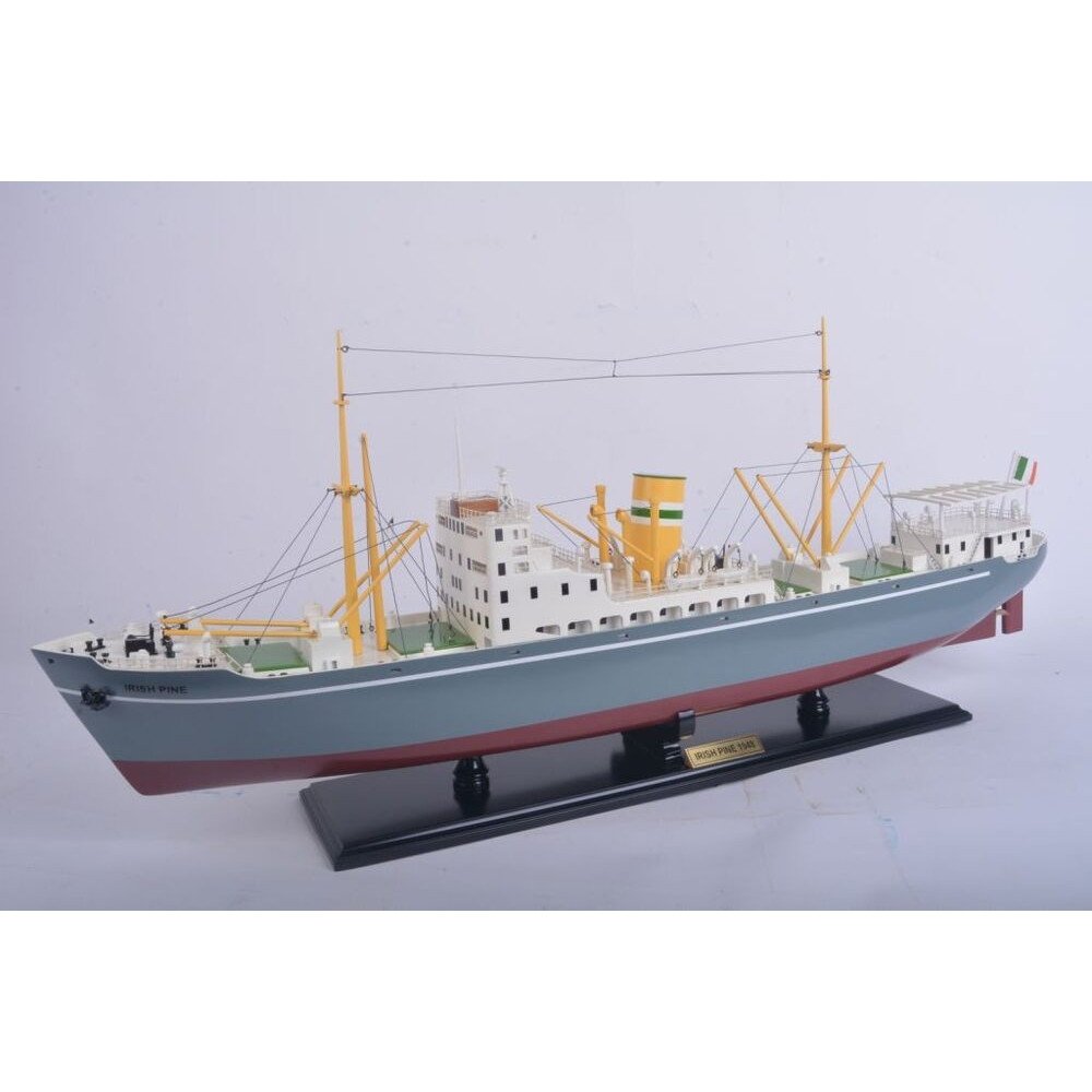 10" Unfinished Wood Hand Painted Model Boat HomeRoots
