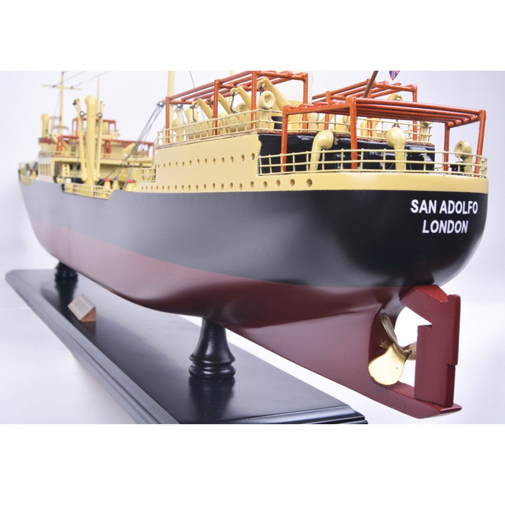 10" Unfinished Wood Hand Painted Model Boat HomeRoots