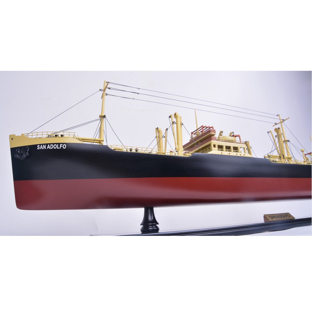 10" Unfinished Wood Hand Painted Model Boat HomeRoots