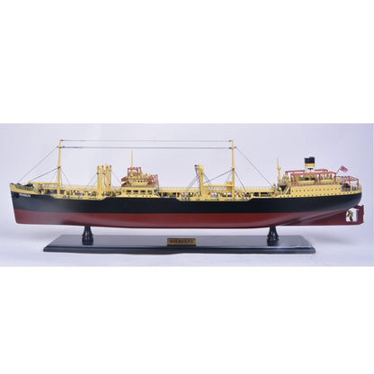 10" Unfinished Wood Hand Painted Model Boat HomeRoots