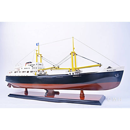 12" Unfinished Wood Hand Painted Model Boat HomeRoots