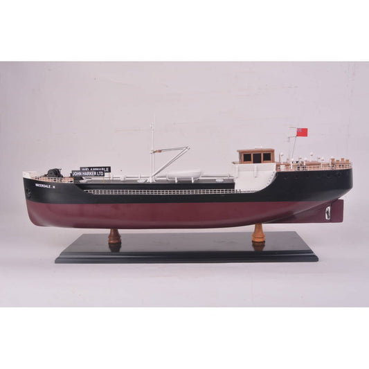 10" Unfinished Wood Hand Painted Model Boat HomeRoots