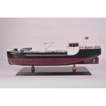 10" Unfinished Wood Hand Painted Model Boat HomeRoots